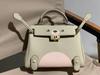New Genuine Leather Women's Bag Head Layer Leather TOGO Leather Shattered Dimension Cartoon Graffiti Smiling Face Doll Women's Bag