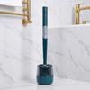 42*10cm Wall-mounted Liquid Adding Silicone Toilet Brush  Household Toilet Daily Stain Cleaning