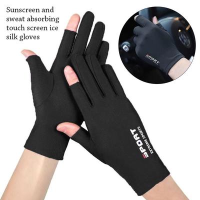UV-Schutz Sonnenschutzhandschuhe Dünne Anti-UV-Fäustlinge Sommer Radfahren Autofahren Handschuhe Sport