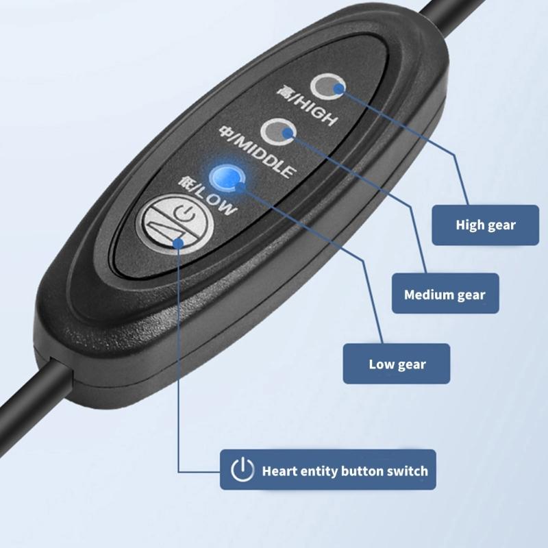 Fan Speed Controller for 5V Cooling Fan 5.5x2.1mm Female To Male, for Cooling Ventilation Exhaust Projects