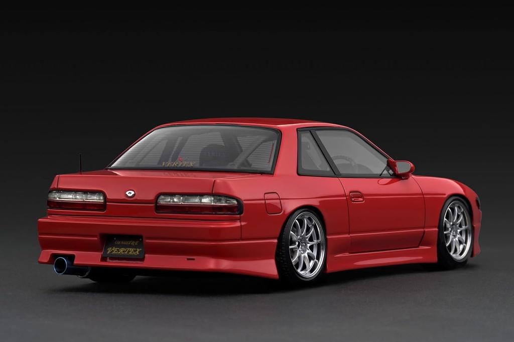 ignition model scale VERTEX S13 Silvia Red finished product IG3584 TK.Company 1/18