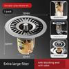 German Quality Floor Drain Deodorizer, Universal for Bathrooms, Internal Core Sealing Cover, Anti-Insect, Anti-Odor Device for Sewer Pipes
