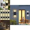 Innovative Solar Powered Dual Head Led Wall Light For Outdoor Garden And Patio Use