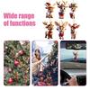 2025 new Deer Christmas Tree Decoration 2D Acrylic Decorative Animal Hangings Ornaments Xmas Toys Ornament Hangs