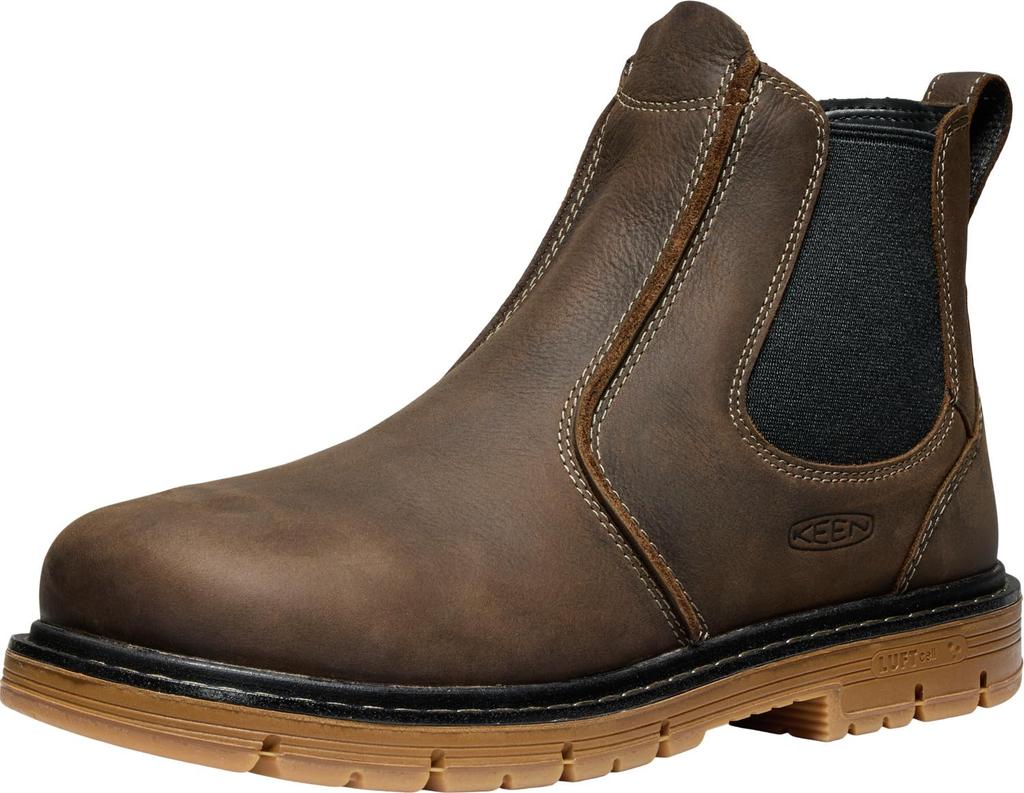 Safety Shoes SAN Jose Degree Chelsea San Jose 90 Degree Chelsea CASCADE Cm [Keen] Men's BROWN/GUM 26.5