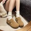 Leather All-inclusive Children's Spring and Summer New Soft-soled One-pedal Lazy Single Shoes Doudou
