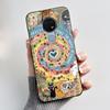 Coque Mignonne Pour Nokia 6.2 / Nokia 7.2 Fundas Capa Coque Imprimée Coque de Protection Silicone Souple Dessin Animé Coque Noire