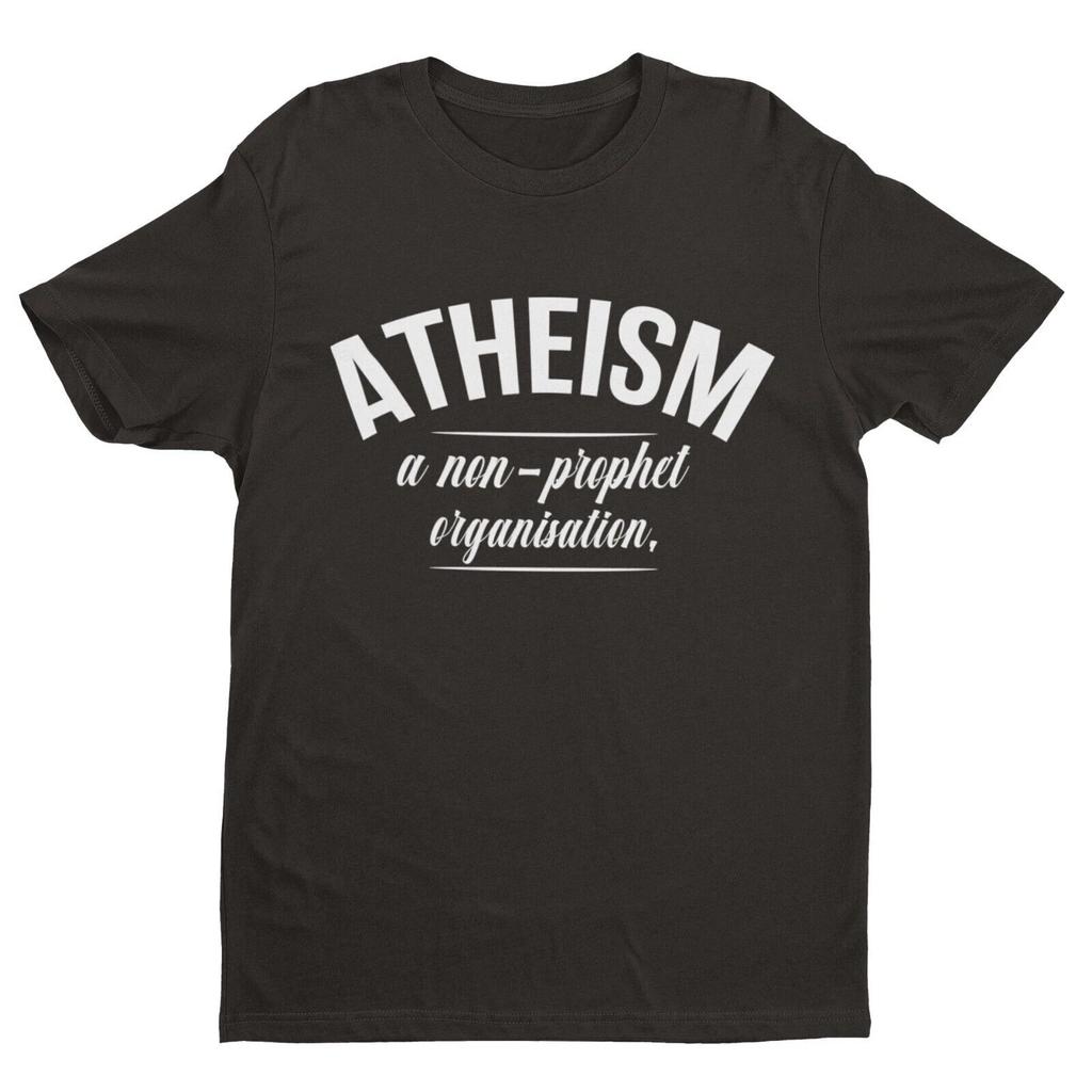 ATHEISM A NON PROPHET ORGANISATION Funny T Shirt Atheist Gift Idea Novelty Gift