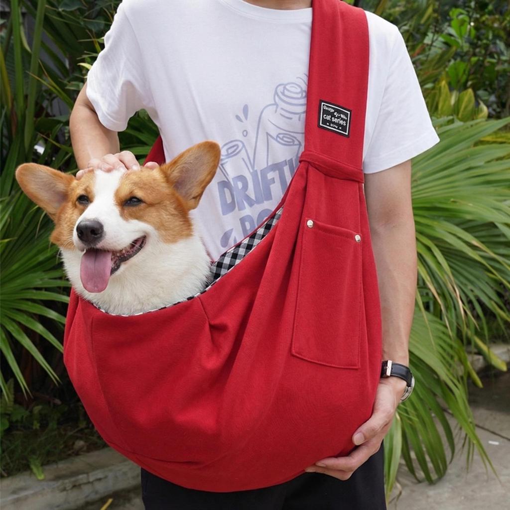 "Sac à dos de transport portable pour animaux de compagnie transfrontalier: Sac Bandoulière de Voyage pour Chat et Chien"