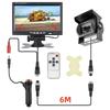 7 Inch Car Rear View Camera Monitor Universal Truck Parking Display 9-36V 1024*600 Screen HD Reversing Camera with Screen