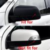 2pc Chrome Rear View Side Mirror Cover Trim for Ford Ranger Everest Endeavour 2015 2016 2017 2018