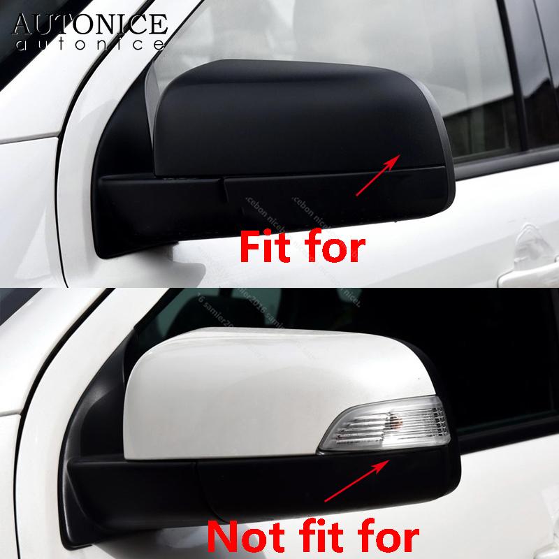 2pc Chrome Rear View Side Mirror Cover Trim for Ford Ranger Everest Endeavour 2015 2016 2017 2018