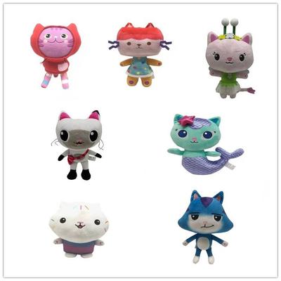 Gabby's Dollhouse Mermaid Cat Plush Fairy Doll Toy