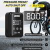 Bike Pump Electric Portable Bicycle Pump, 120 PSI Mini Tire Pump with Digital PSI Pressure Gauge