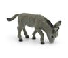 1Pcs Farm Animal Toys Lifelike Donkey Animal Figurines Plaything Figures Solid Grey Mule Models Static Pvc Decoration Crafts