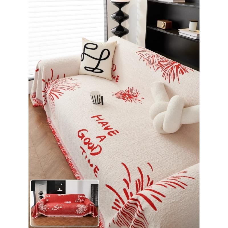 The New Sofa Towel Full Cover Cloth All Seasons Universal Simple Modern Anti-cat Scratch Sofa Cover Towel, Sofa Blanket
