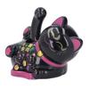 Solar Waving Cat Innovative Cute Auto Waving Arm Solar Powered Fortune Cat for Car Dashboard Checkout Counter Start Business