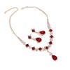 Bridal Jewelry Set Women's Set Banquet Wedding Party Eleganceelegant Necklace Earrings Set