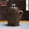 JingJingRS Retro Bambusgewebte Thermosflasche