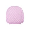 MLB Base Logo Sweatshirts Unisex Pink Crew Neck Moderate Regular 3AMTM0421-50PKS