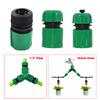 1/2" Pipe Quick Connector Garden Greenhouse Plants Vegetables Flowers Irrigation Car Washing Water-stop/Water-through Joint 5Pcs