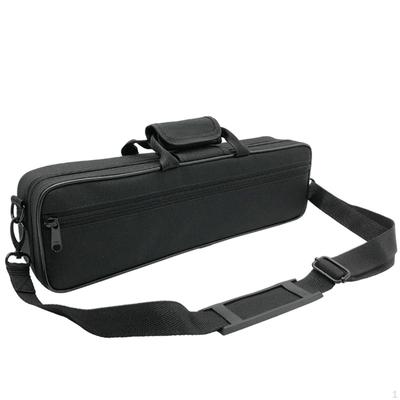Canvas Flute Case Soft-Lined Gig Bag Padded for School, Flutists, Beginners