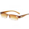 1 PC Half Frame Reading Glasses Women/Men Older Fashion Presbyopic Eyeglasses Portable High-definition Vision Care +1.0~+4.0