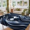 Tottenham Hotspur Design Crystal Velvet Rug Soft Decorative Mat for Bedroom Entrance