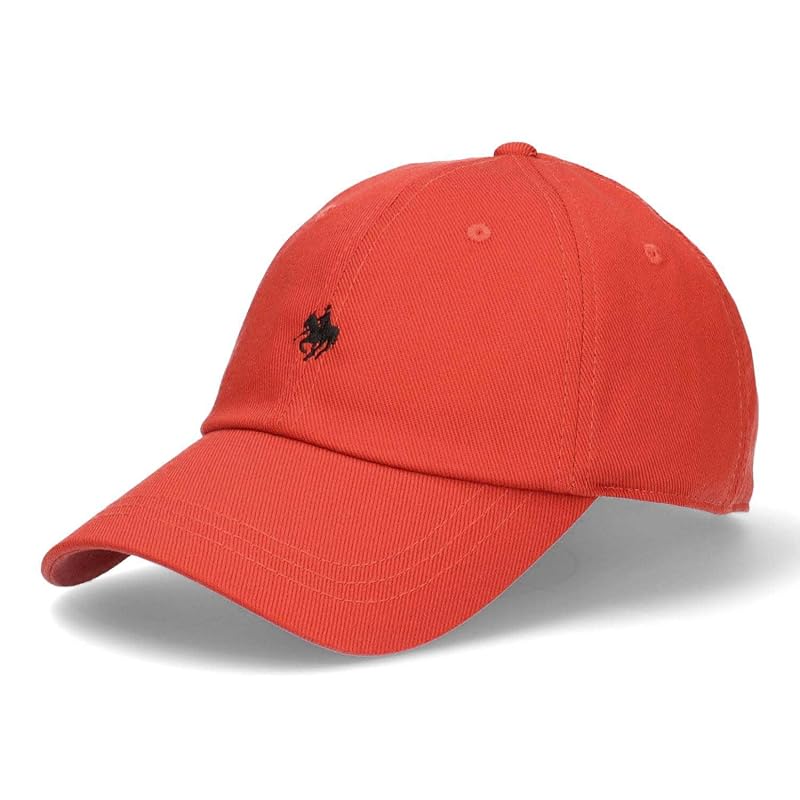 

[Polo BCS] basic logo low cap hat cap size adjustable (red)