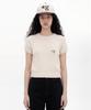Geulleondeun Plump Short-Sleeve Knit Sweater (Ivory)