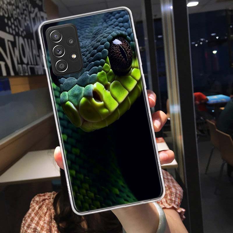 Forest Vipers And Pythons Phone Case for Samsung A54 A57 A37 A17 A14 A15 A12 A24 A34 A55 A35 A25 A52S A07 A05S A04S A22 A32 A72