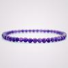 Grade A 100% Natural Amethyst Bracelet Women Valentine Day Gift For Girlfriend 4/6/8/10/12mm Beaded Braslet Casual Accessories