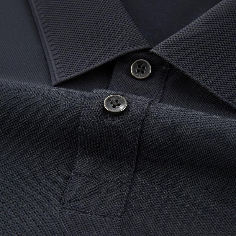 SEVEN Seamless Mulberry Silk Blend Short-Sleeve Business Polo Shirt