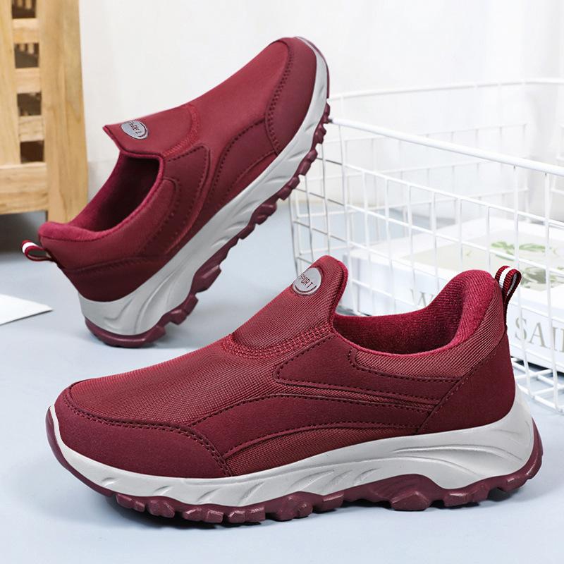 Plus Size Shoes for Women 36-41 Autumn Fashion Slip On Platform Wedge Flats Sneakers Men Couples Zapatos De Mujer Women Footwear