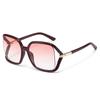 Ladies' Square Sunglasses Retro Leopard Print Glasses Punk Frame Goggles Fashionable Outdoor Casual Men's Sunglasses UV400