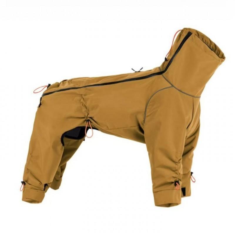 4-Leg Dog Raincoat Medium To Large Breeds Waterproof Windproof Outdoor Pet Jacket In Yellow Green Black