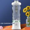 600ml Smoothie Blender Portable USB Rechargeable Juicer with High Speed Motor Mixing Cup for Protein Shakes and Juices