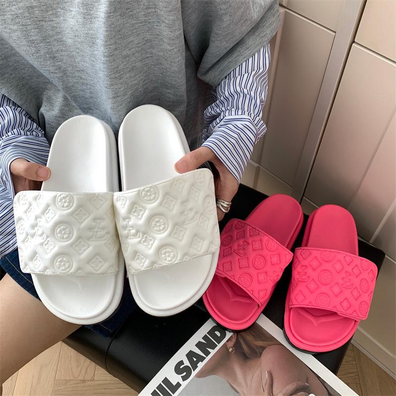 Women's 2024 Summer Velcro Platform Sandals: Thick-Soled, Soft, Non-Slip, All-Match Outdoor Niche Style