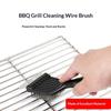 8-Inch Heavy-Duty Grill Brush - Stainless Steel Wire Extra Strong Cleaning Brush For Outdoor And Home Cooking Tools