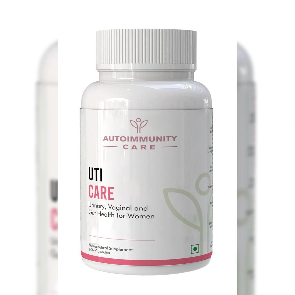 Autoimmunity Care: UTI Care - Women’s probiotics for optimal urinary and vaginal microbiome, 60 capsules X Pack of 2