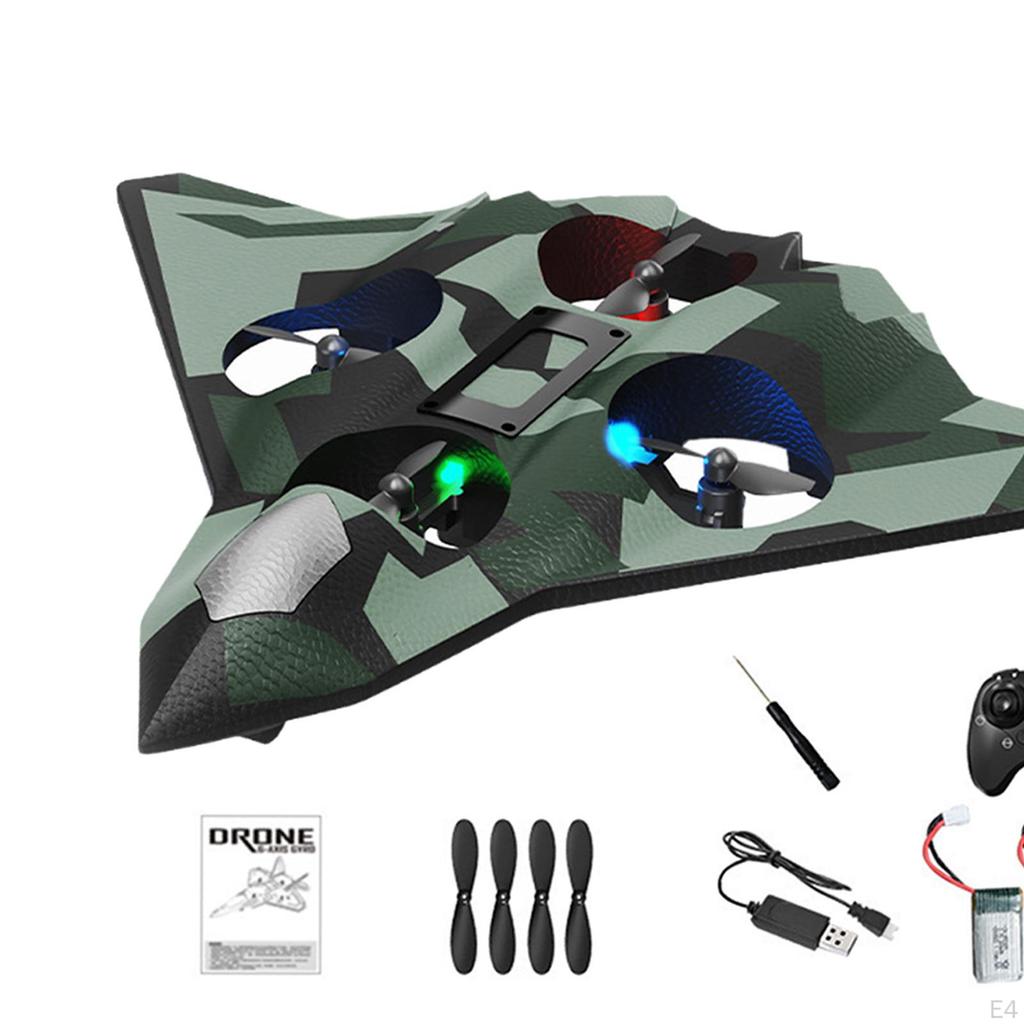 Foam Remote Control Airplane Fighter Jet Model Roll Gifts for Kids Boys Portable Lightweight Hobby