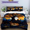 3pcs Spooky Forest Scene Duvet Cover Set -Includes 1 Duvet Cover and 2 Pillowcases, No Quilt Core, All-Season Home Decor  Yy251111187