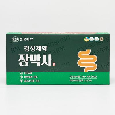 Kyungsung Pharmaceutical Jangbaksa 10g X 30 Packets / Psyllium Husk Dietary Fiber, 300g, 1 Set