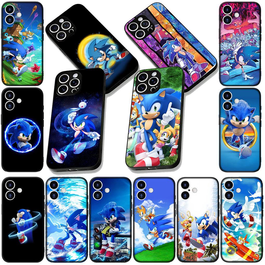 Phone Cover for Samsung Galaxy S25 S24 S23 FE Plus Ultra S7 Edge A16 A15 5G s25+ Casing Flexible Case S-Sonics Hedgehog