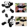 Lovely Simulation Plush Panda Fridge Sticker Magnet Refrigerator Festival Gifts Sticker Suitable Tourism Suitcase Souvenir Tags