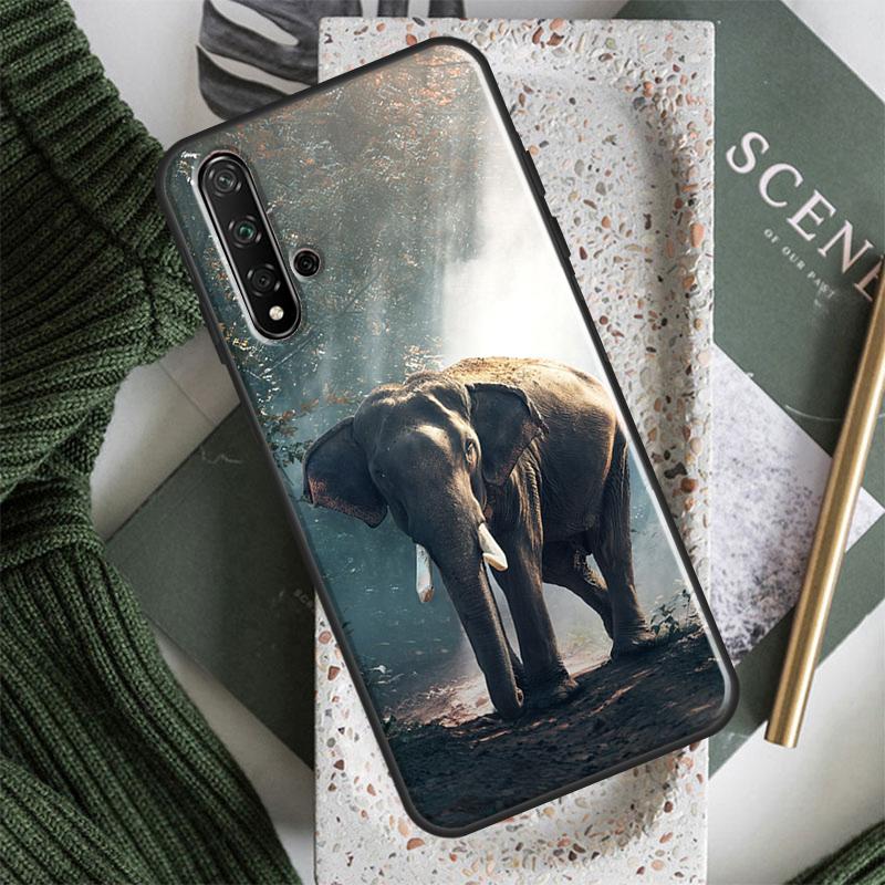Indian Animal Elephant For Huawei Nova 10 9 SE 5T 12s 12i 11i Y91 Y90 Y60 Y70 Y72 Y61 P60 Pro P20 P40 P30 Lite Case