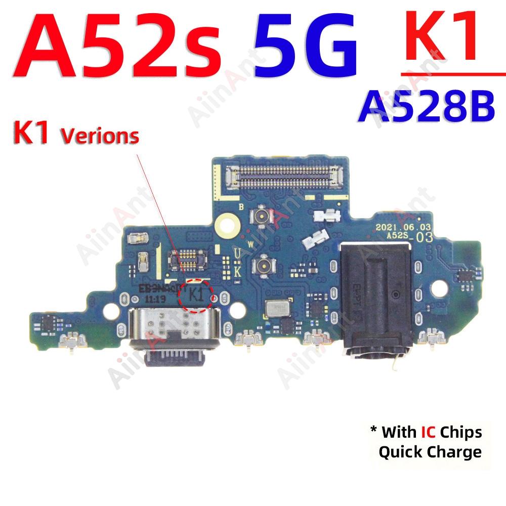 Scheda connettore porta di ricarica USB Docking Station Cavo Flessibile Per Samsung Galaxy A50 A51 A52 A52s A53 A54 A55 A56 A50S A505F A505U US EU