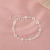 Sweet Fresh Flower Bead Bracelet Elegant Fashion Versatile Women Jewelry
