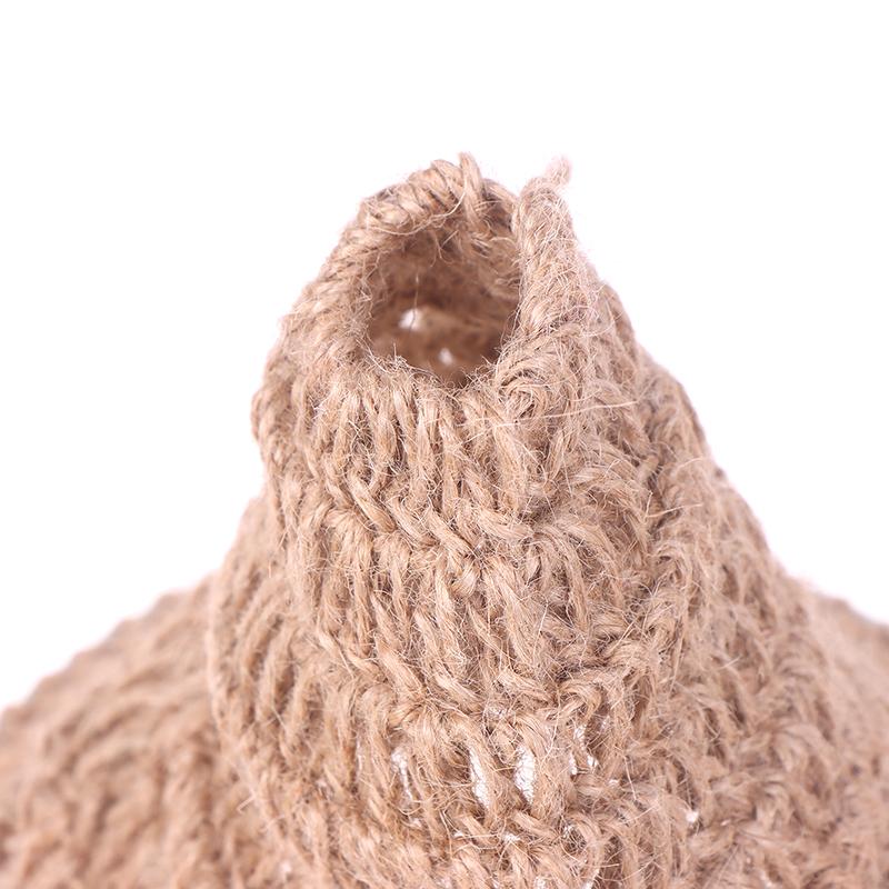 Handmade Weave Jute Rope Lampshade Bohemian Style Hanging Lamp Shade For Home Restaurant Pendant Light Cover Decorations