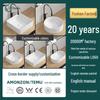 Ceramic Bathroom Countertop Basin for Home, Hotel, or Custom Projects